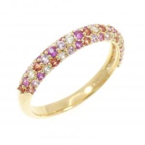 K18YG サファイヤ リング 0.70CT