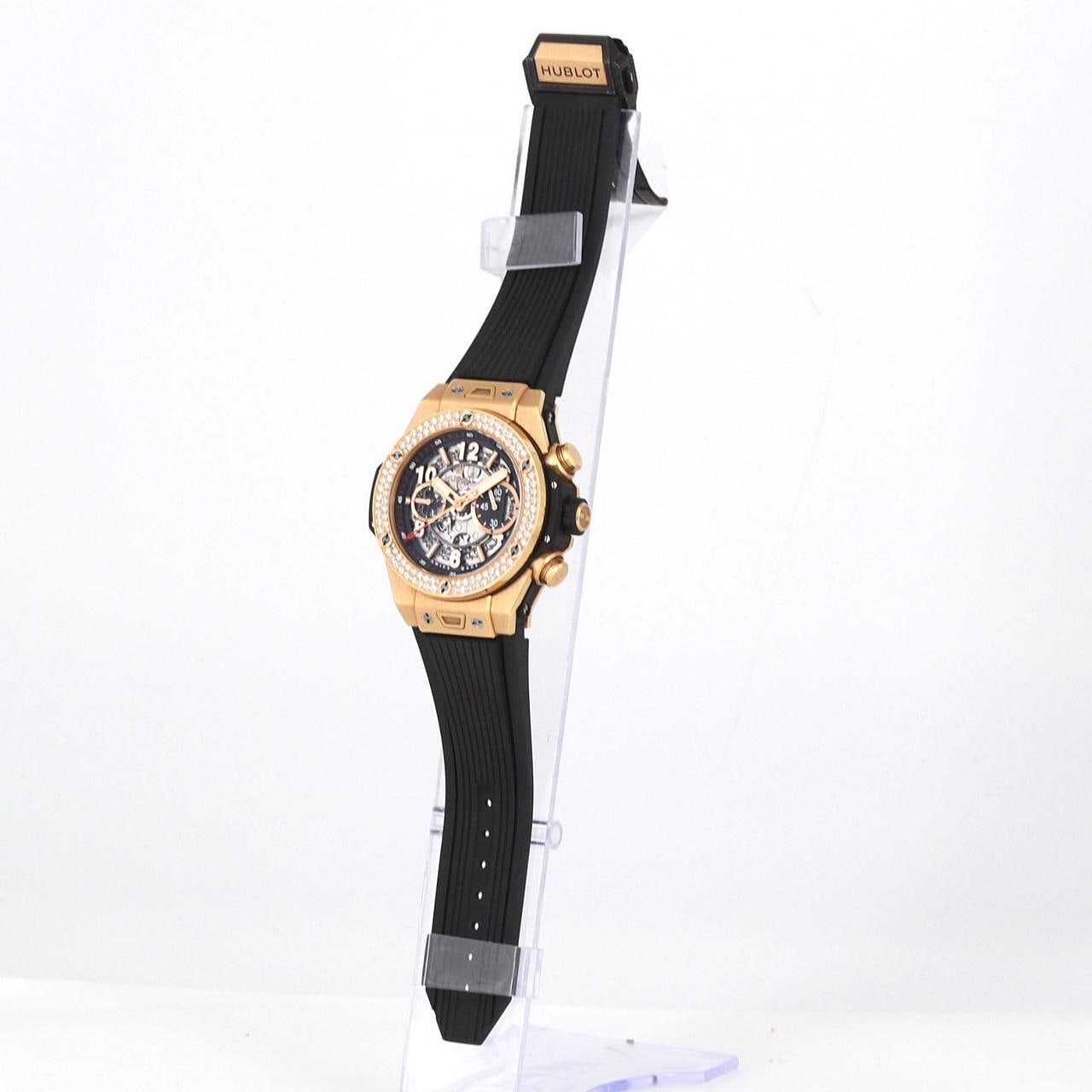 【ノーメンテナンス還元価格】ウブロ ビッグバンウニコキングゴールドダイヤモンド 411.OX.1180.RX.1104 PG･RG 自動巻