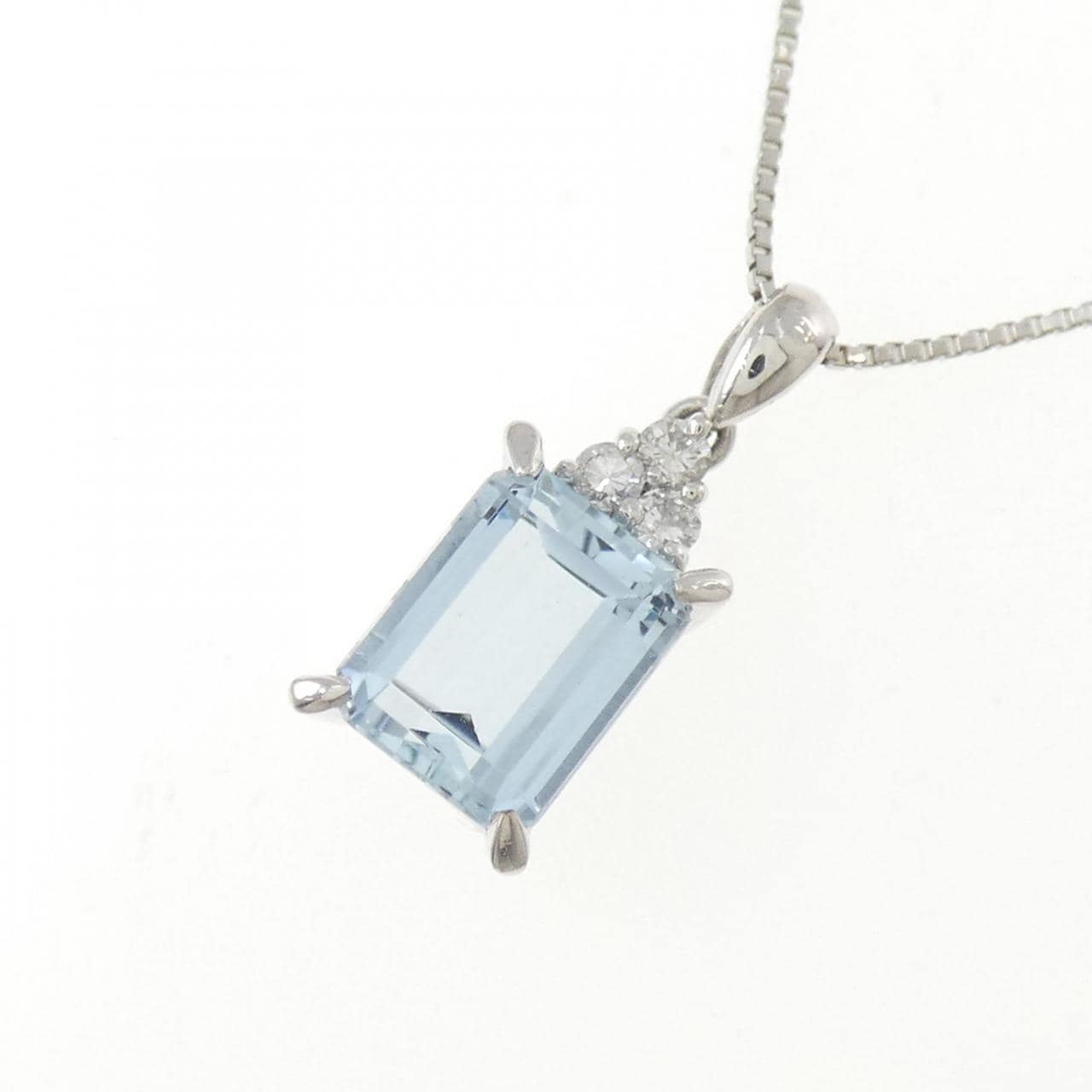PT900/PT850 アクアマリン ネックレス 2.18CT