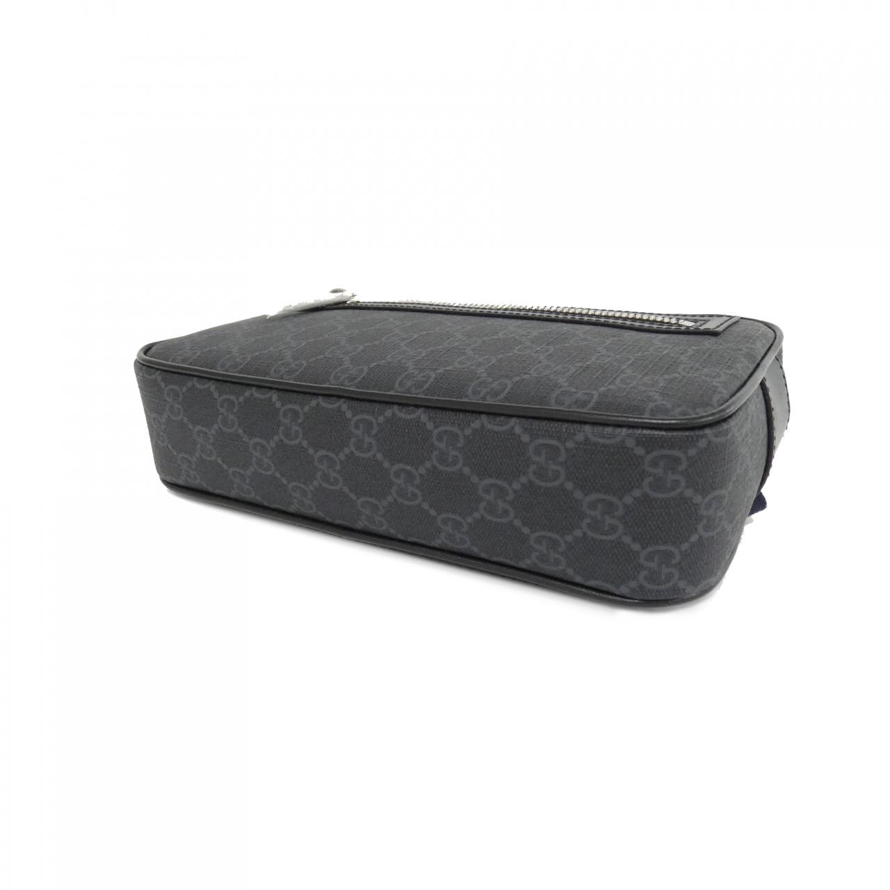 [新品] Gucci GG 黑色 792094 FADJM 腰包