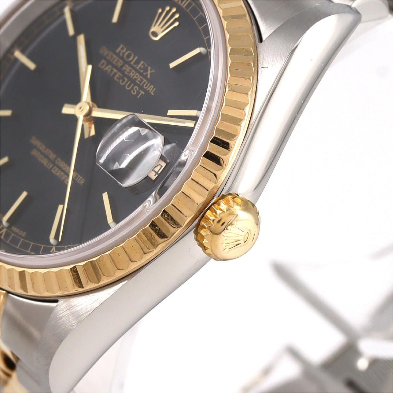ロレックス デイトジャスト 16233 SSxYG 自動巻 K番