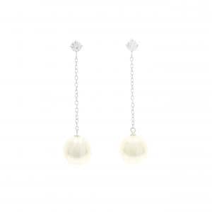 K10WG 淡水パール ピアス 7.5mm