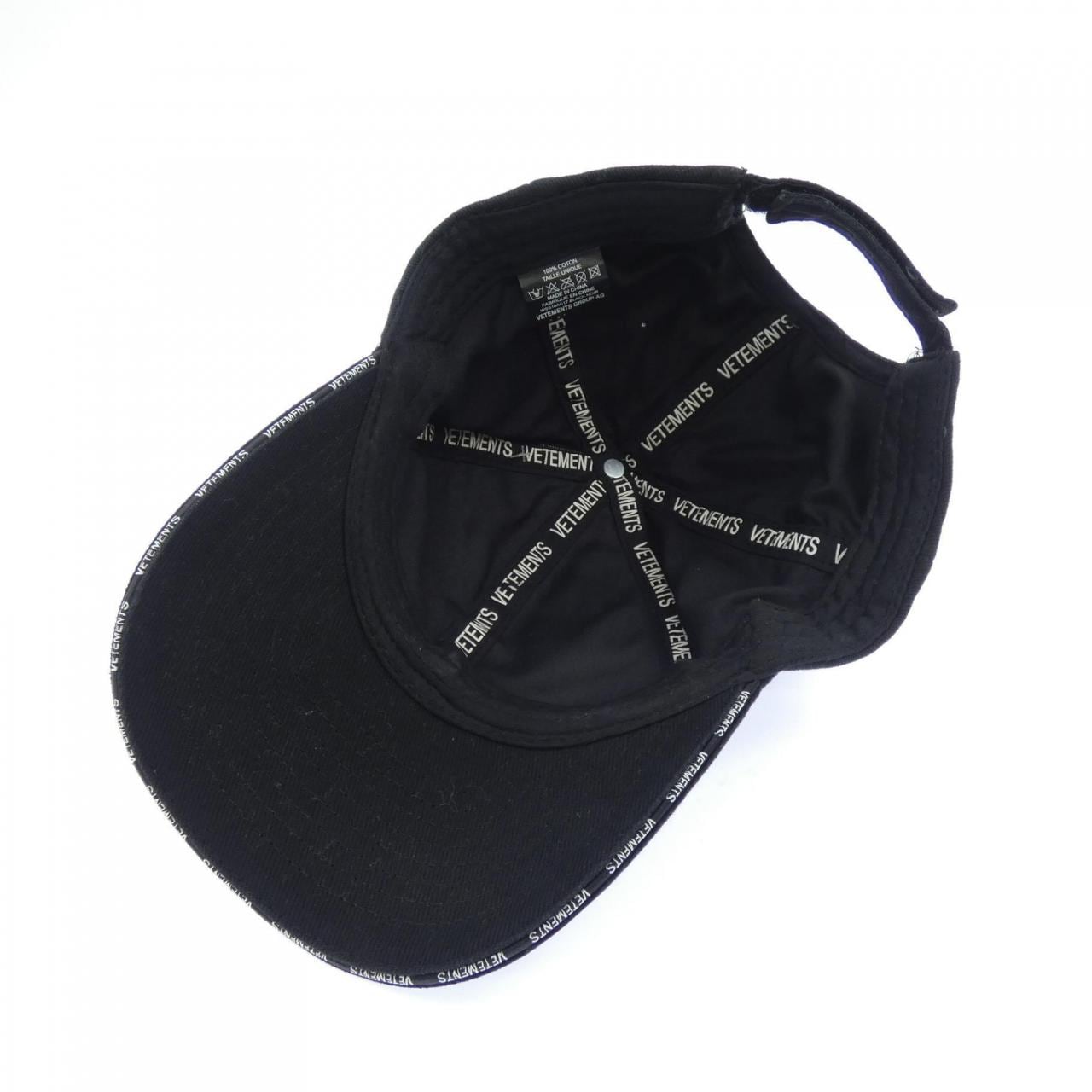 ヴェトモン VETEMENTS キャップ