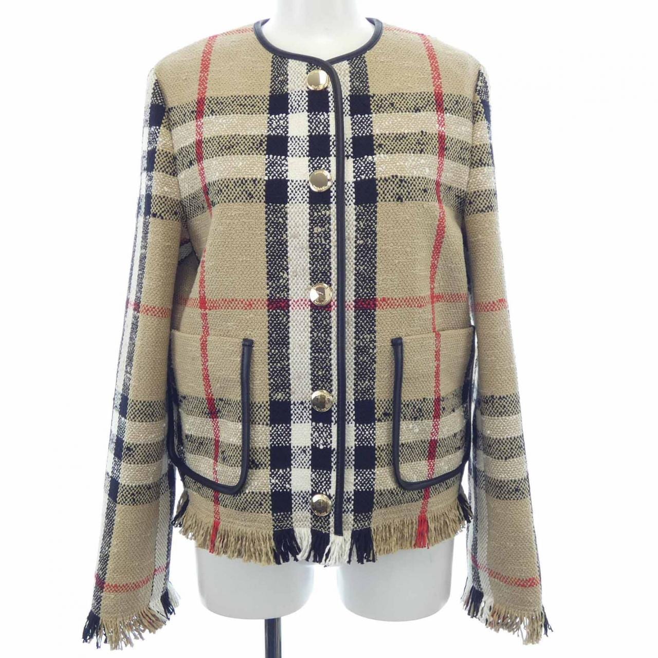 バーバリー BURBERRY 80726081 ノーカラージャケット
