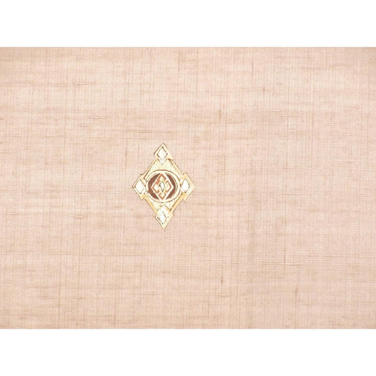 【未使用品】訪問着　紬織　友禅金彩加工