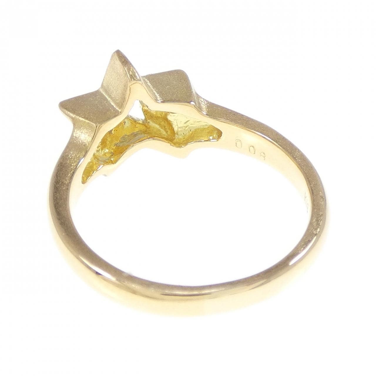 K18YG スター ルビー リング 0.08CT