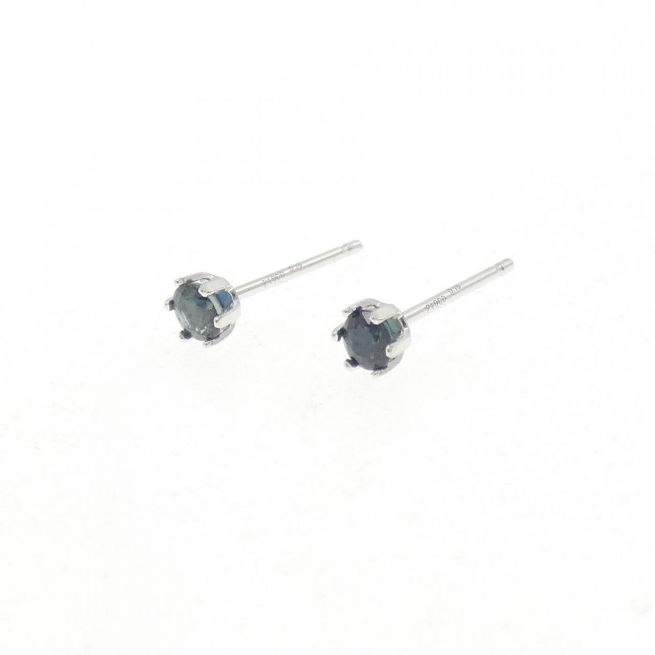 PT900 サファイヤ ピアス 0.30CT