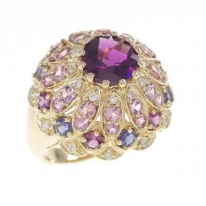 14KYG カラーストーン リング