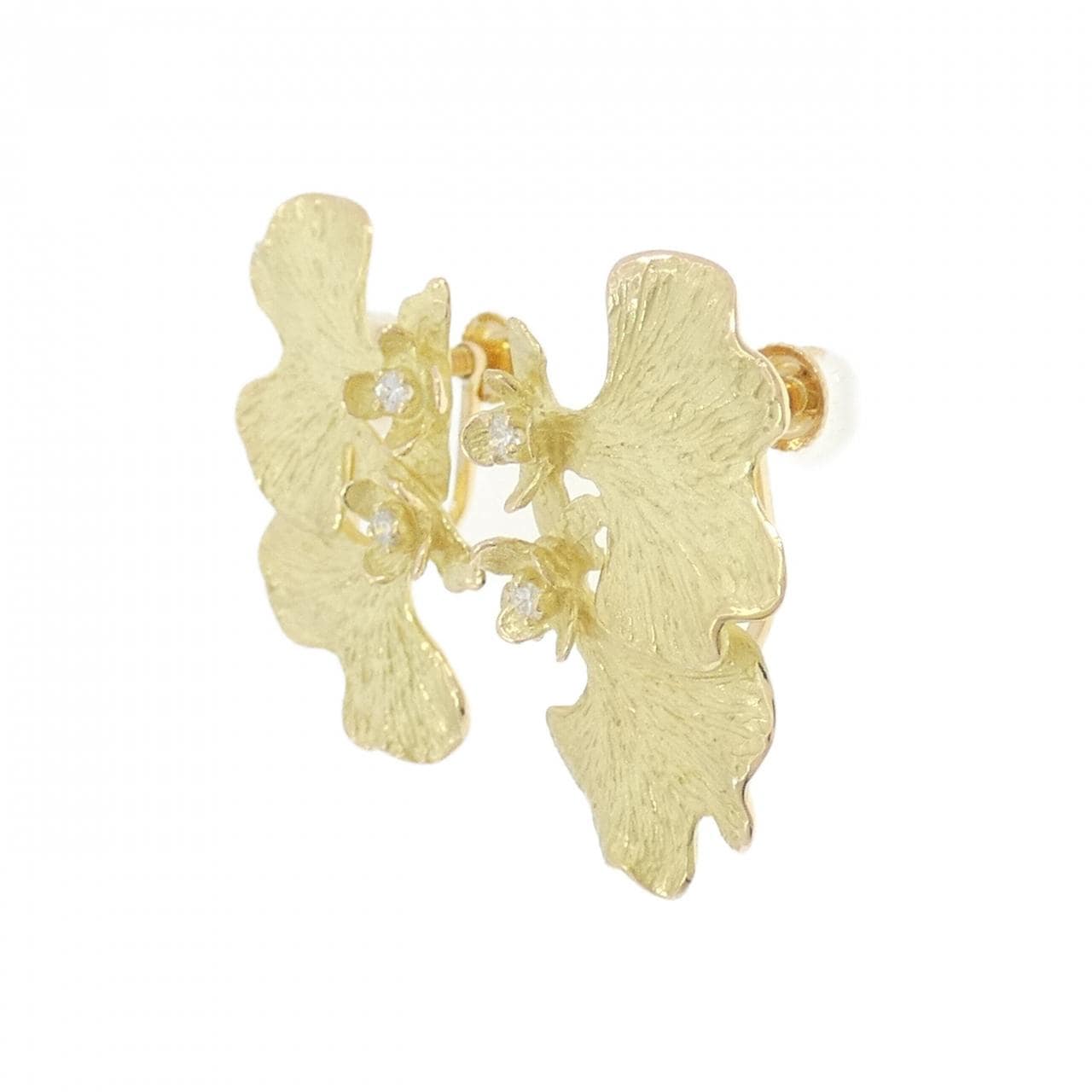 イケダケイコ ダイヤモンド イヤリング 0.08CT