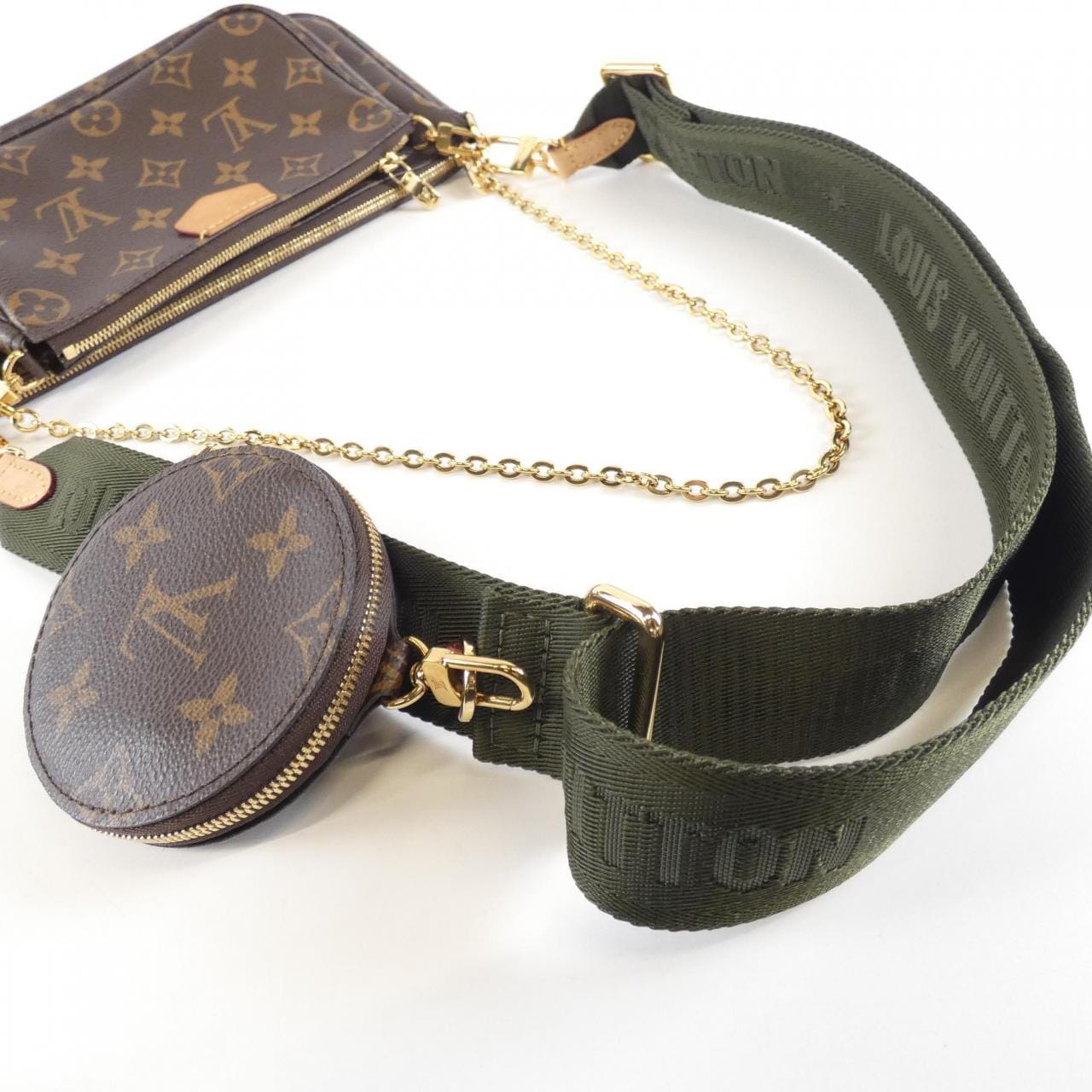 LOUIS VUITTON Monogram多口袋配饰 M44813 单肩包