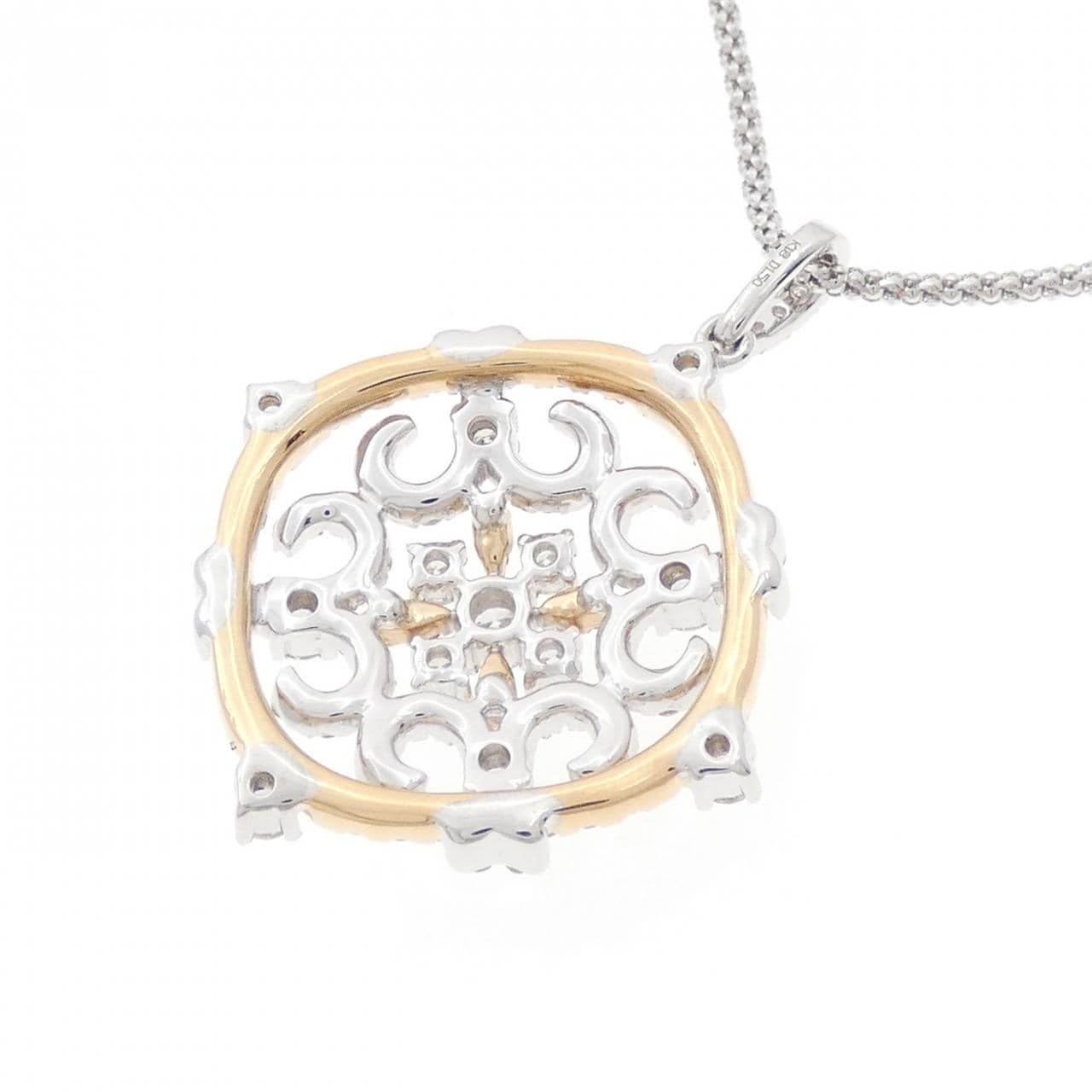 K18WG/K18PG ダイヤモンド ネックレス 1.50CT