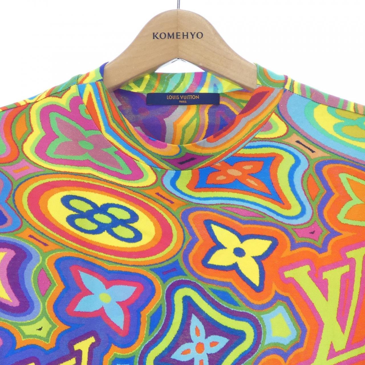 ルイヴィトン LOUIS VUITTON プリンテッドダミエLVTシャツ HKY74WNPG Tシャツ