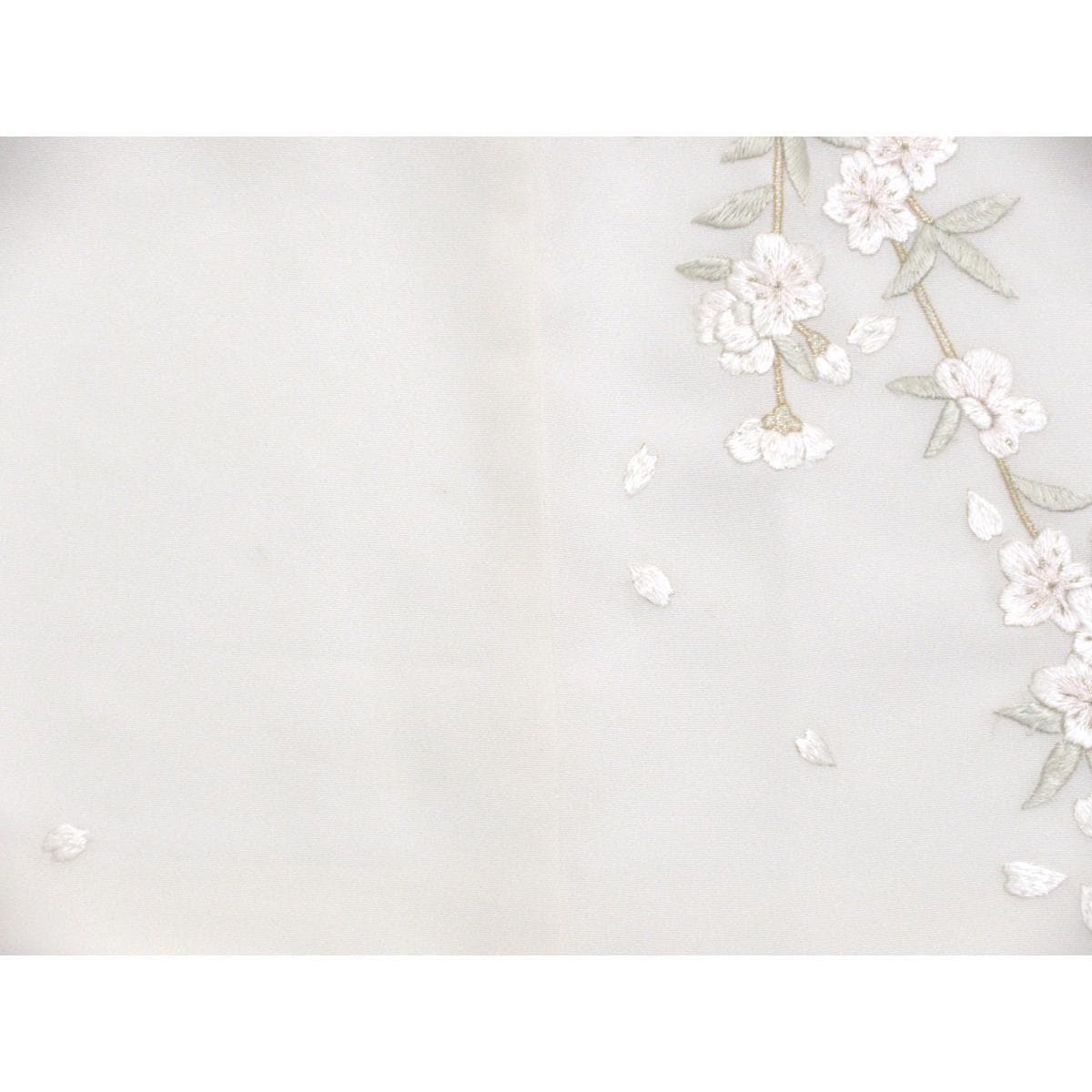 【新品】訪問着　刺繍加工　ボカシ染