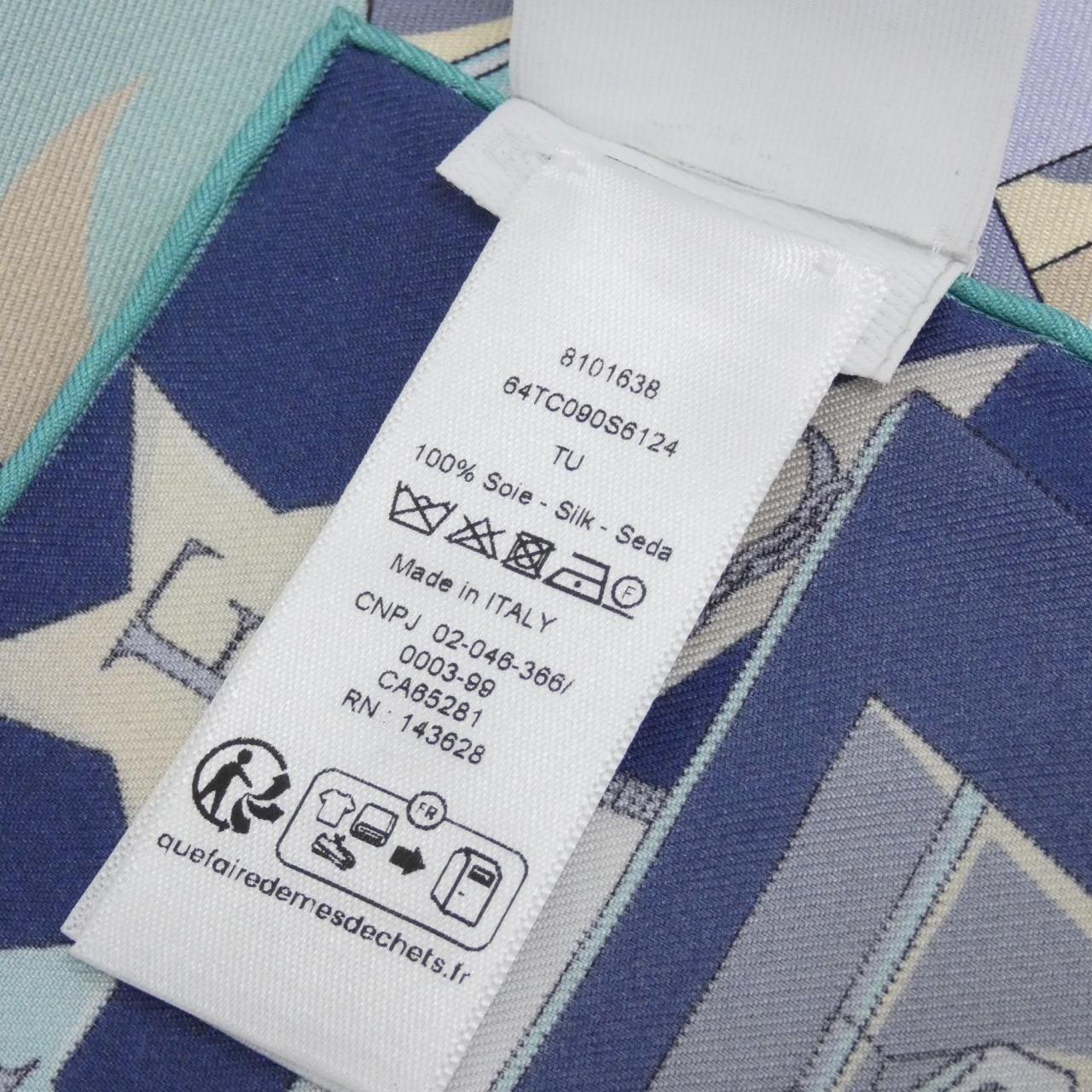 【新品】クリスチャンディオール INSIDE 30 MONTAIGNE 90cm 64TC090S6124 スカーフ