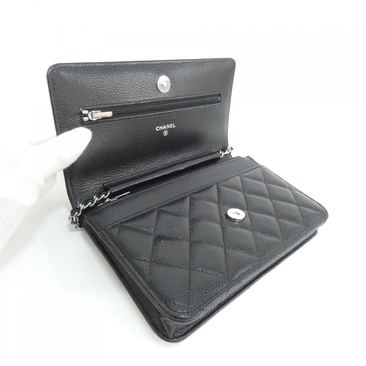 シャネル タイムレスクラシック ライン AP0250 チェーンウォレット