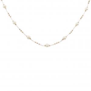 K18PG 淡水パール ネックレス