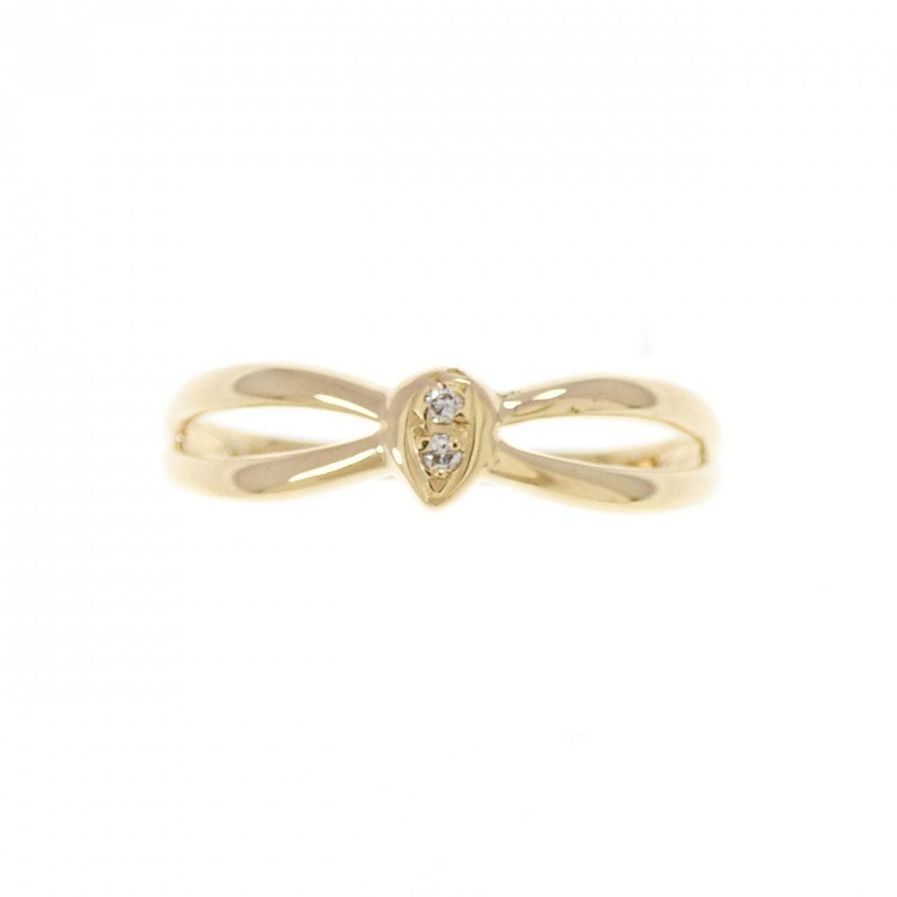 K18YG ダイヤモンド リング 0.02CT