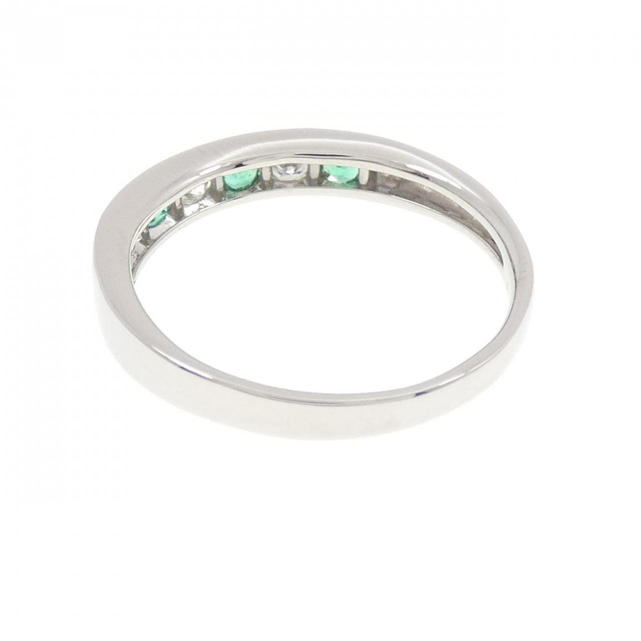 PT950 エメラルド リング 0.24CT
