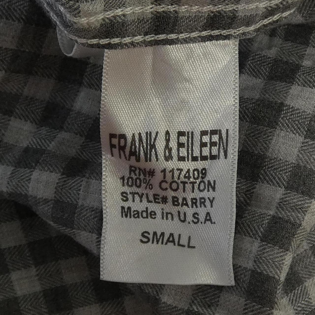 フランクアンドアイリーン FRANK&EILEEN シャツ