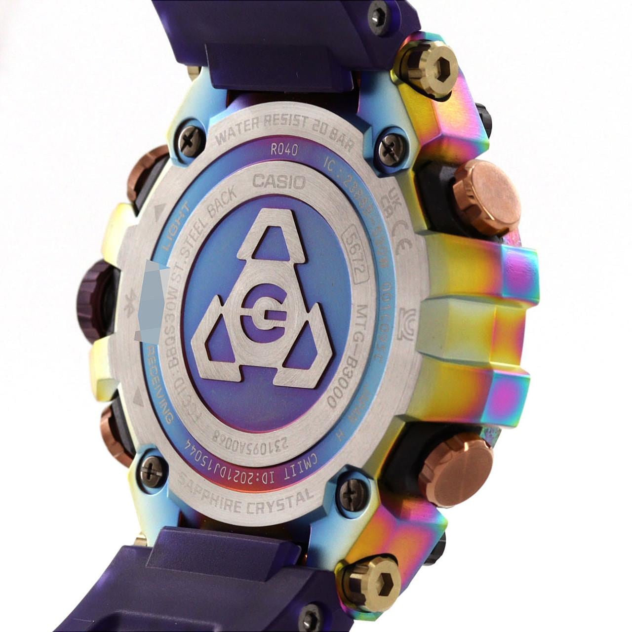 カシオ G-SHOCK･MT-G 電波時計 MTG-B3000PRB-1AJR SS ソーラークォーツ