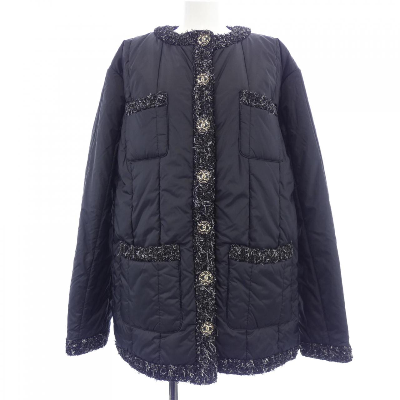 シャネル CHANEL ノーカラージャケット