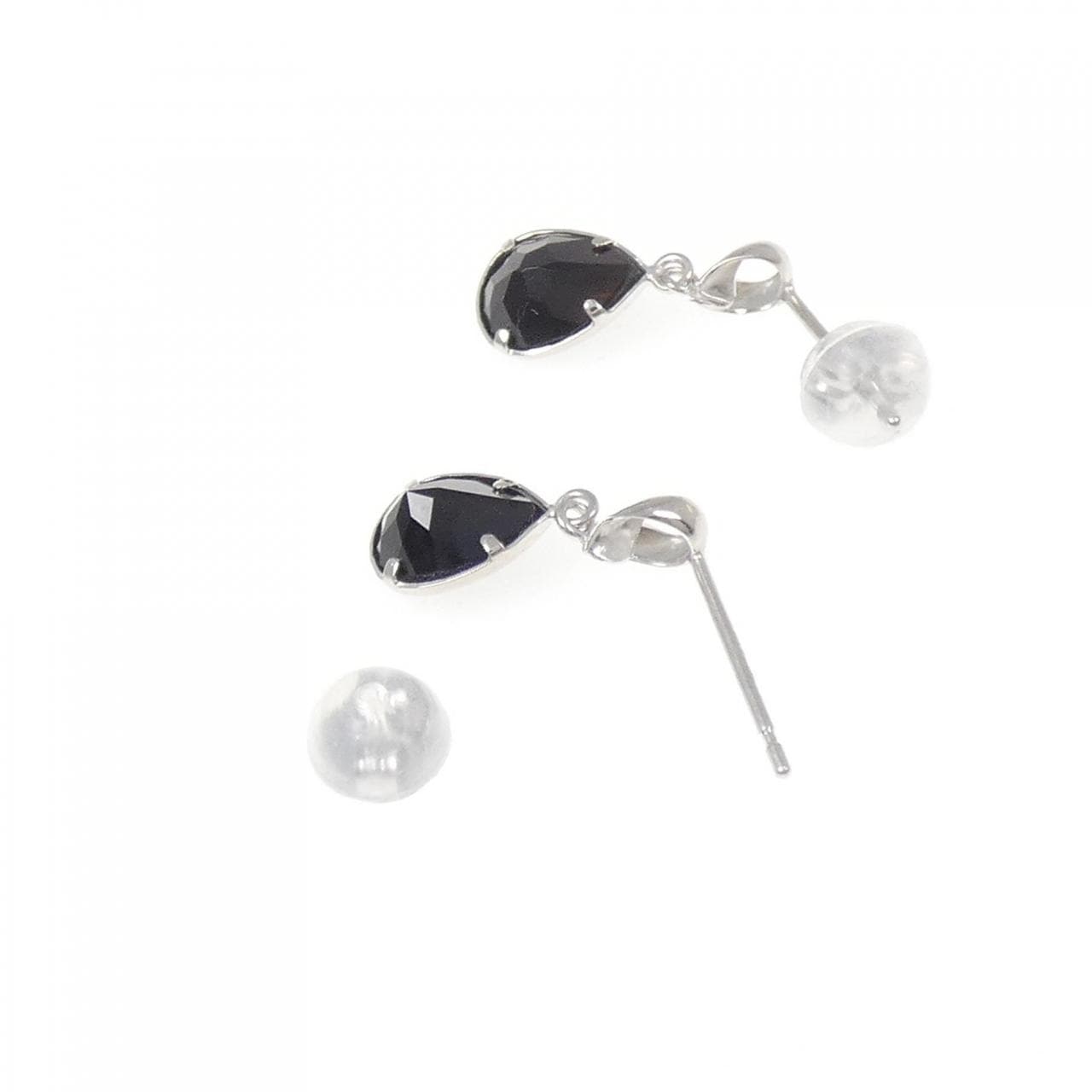 K14WG オニキス ピアス