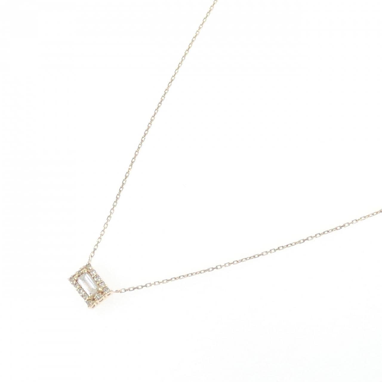 K10YG ダイヤモンド ネックレス 0.07CT