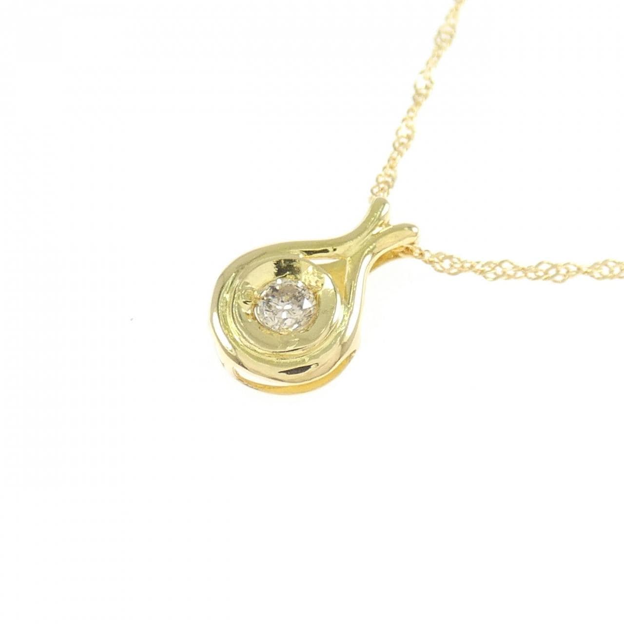 K18YG ダイヤモンド ネックレス 0.05CT