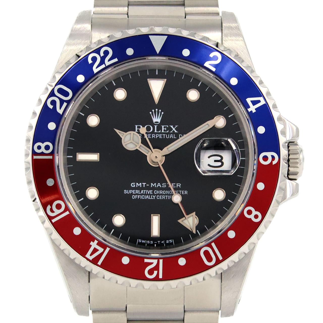 ロレックス GMTマスター 16700 SS 自動巻 X番