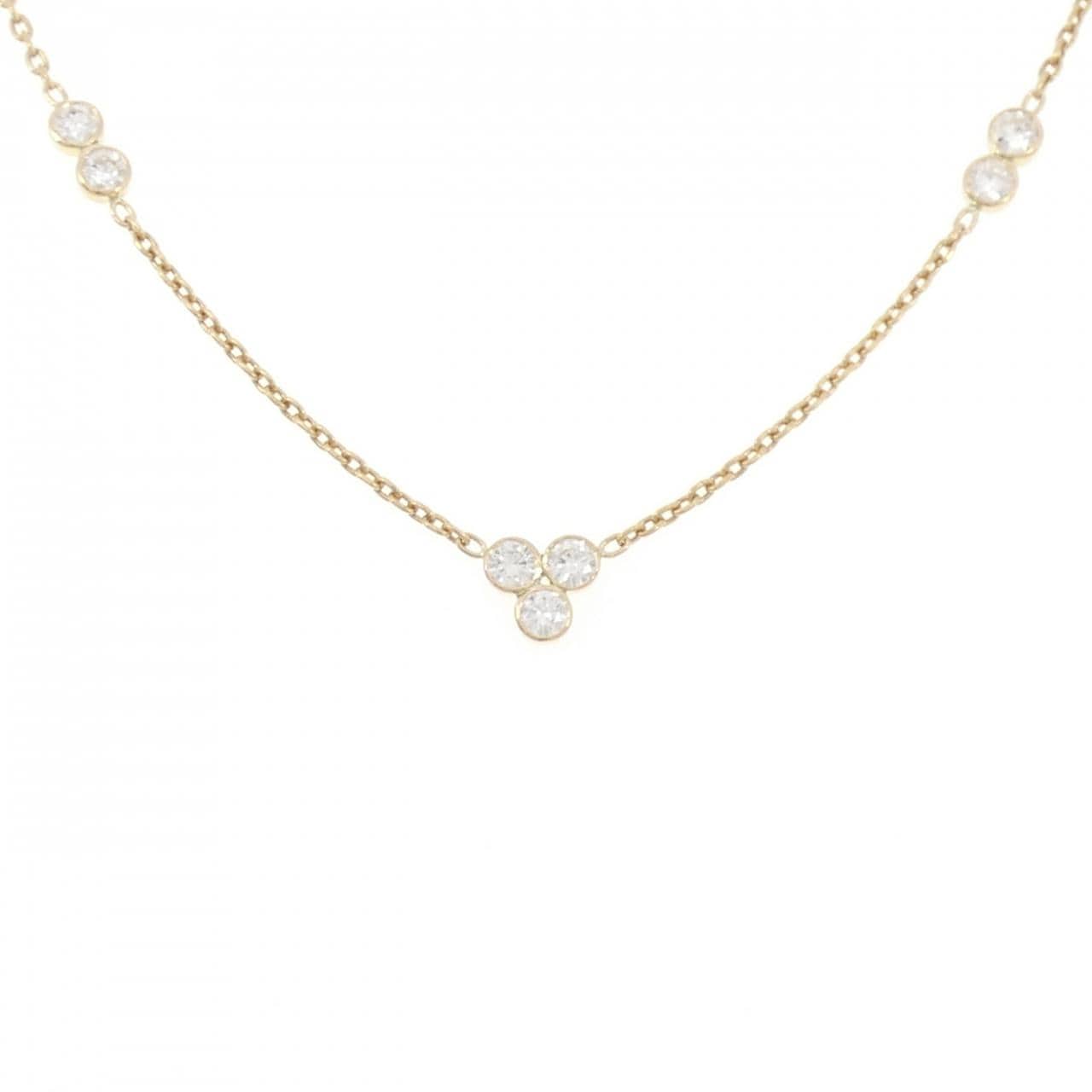 K18YG ダイヤモンド ネックレス 1.18CT