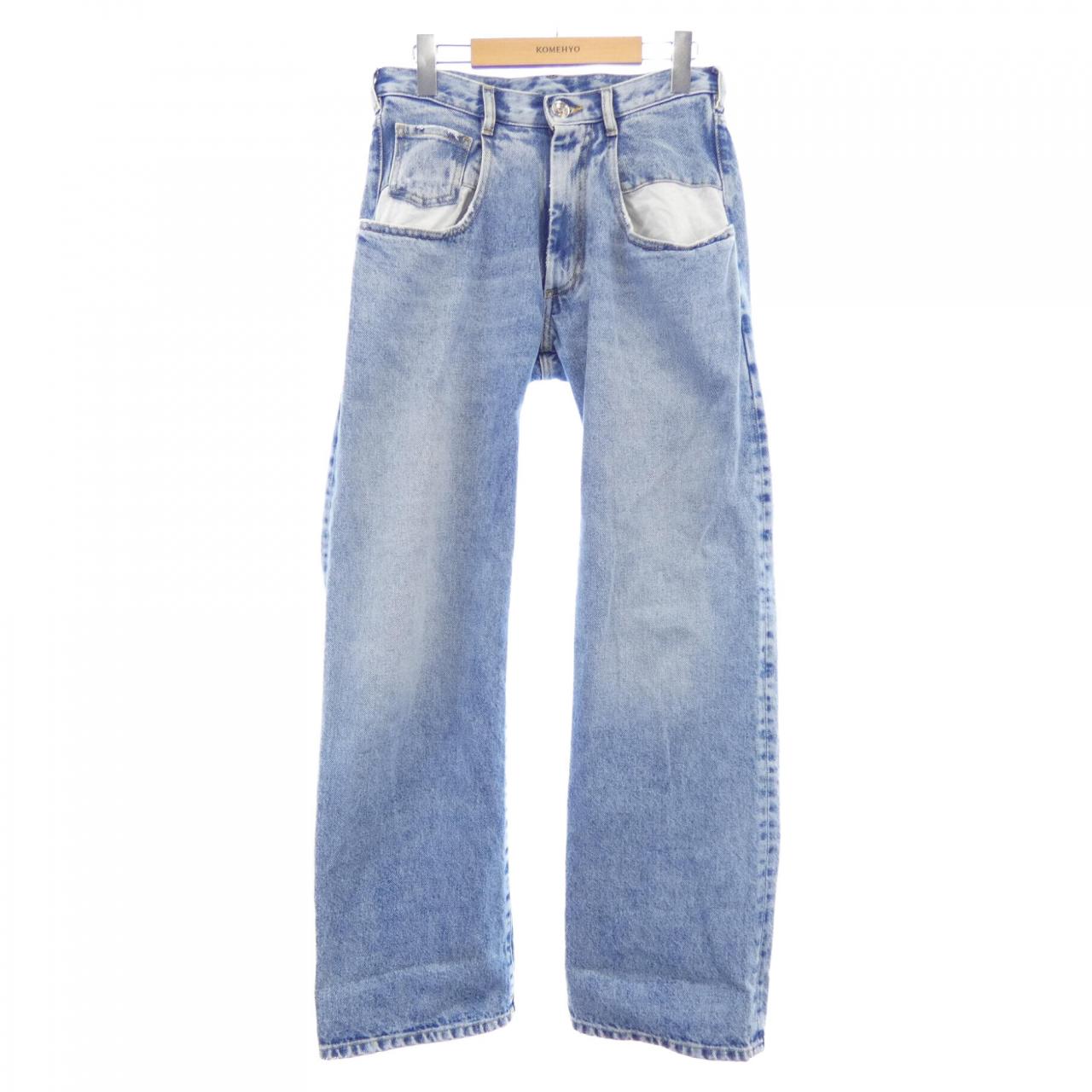 メゾンマルジェラ Maison Margiela ストレートジーンズ コントラストポケット S51LA0052 ジーンズ