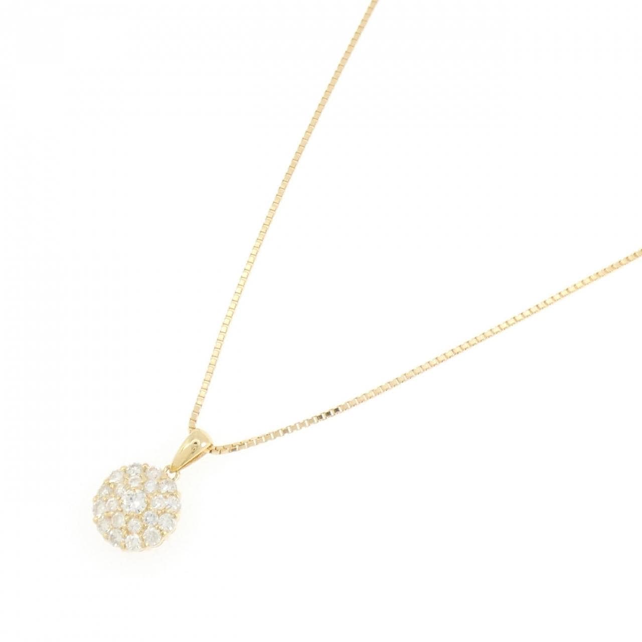 K18YG ダイヤモンド ネックレス 1.0CT