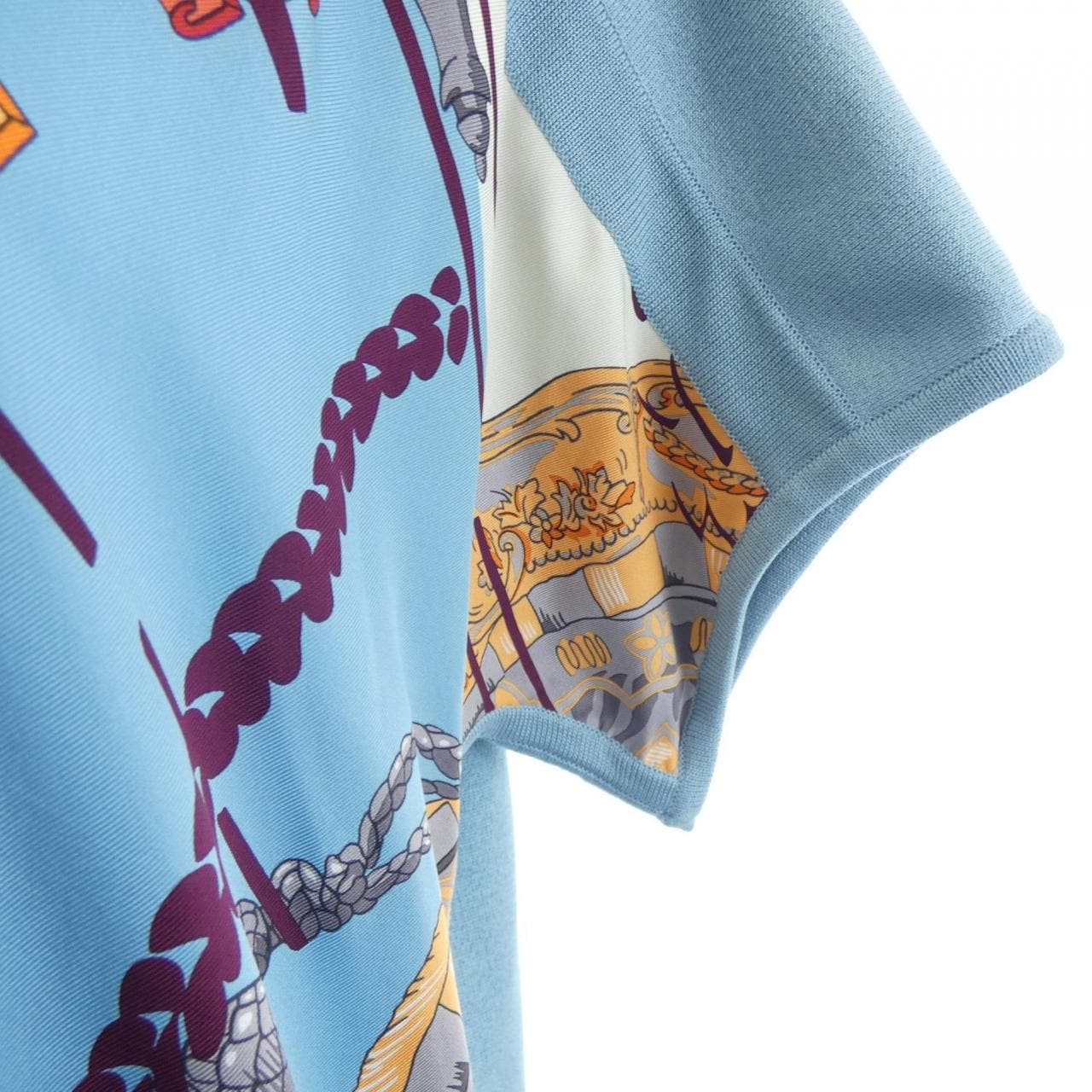 エルメス HERMES LES CRES *86-7726 ツイルレーヌ ワンピース