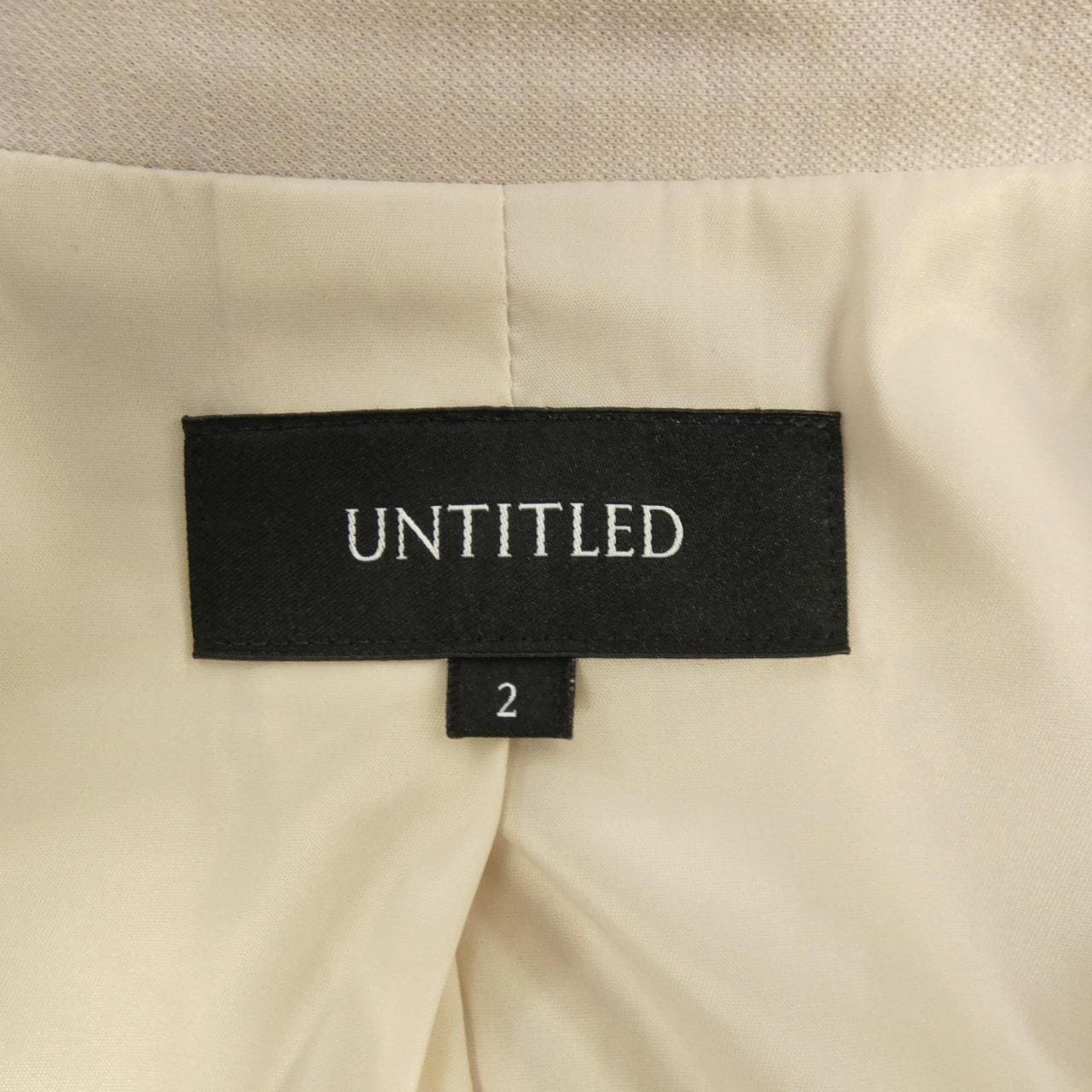 アンタイトル UNTITLED ジャケット