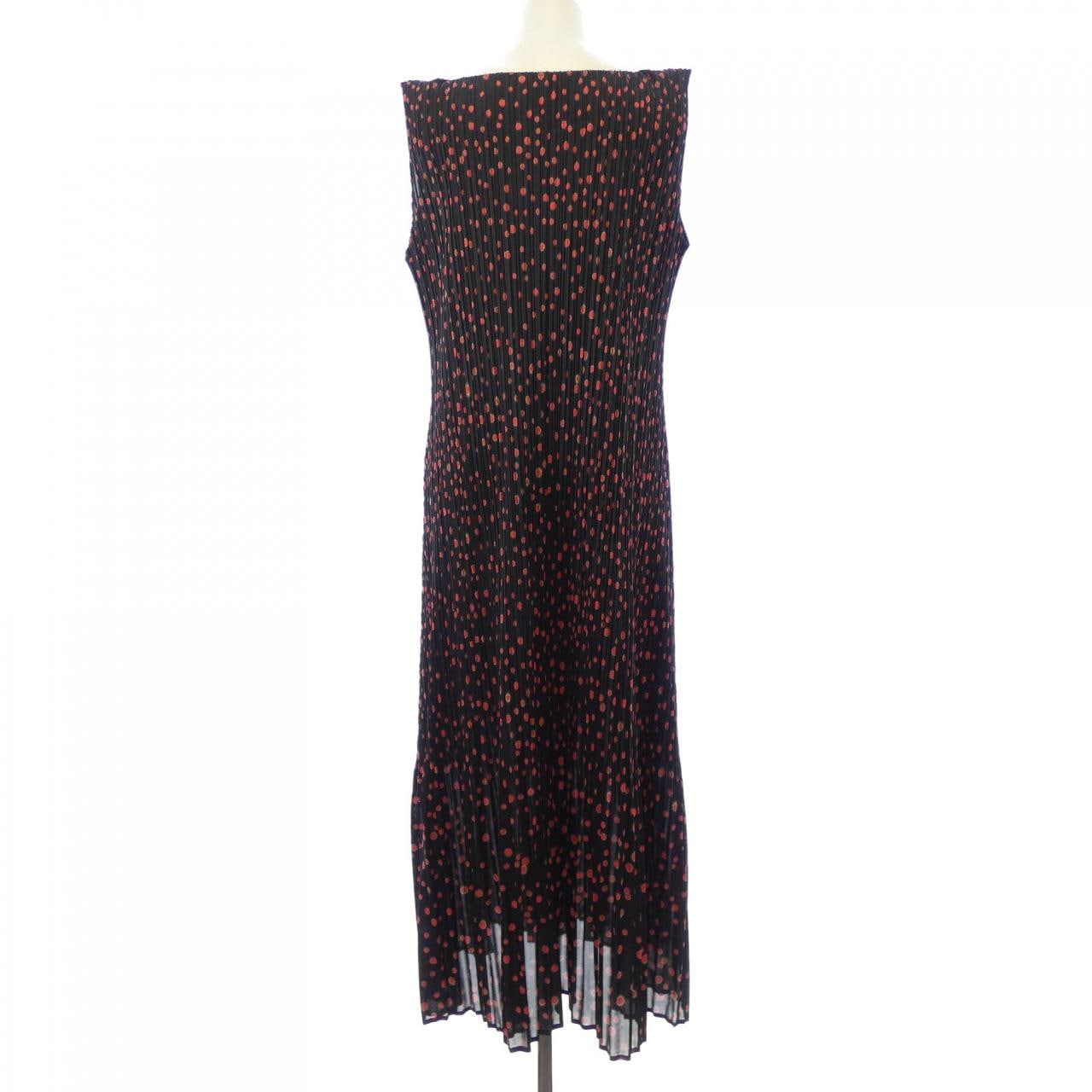 【ヴィンテージ】プリーツプリーズ PLEATS PLEASE 2004 ドット 消しプリーツ PP41-JH806 7559023 ワンピース