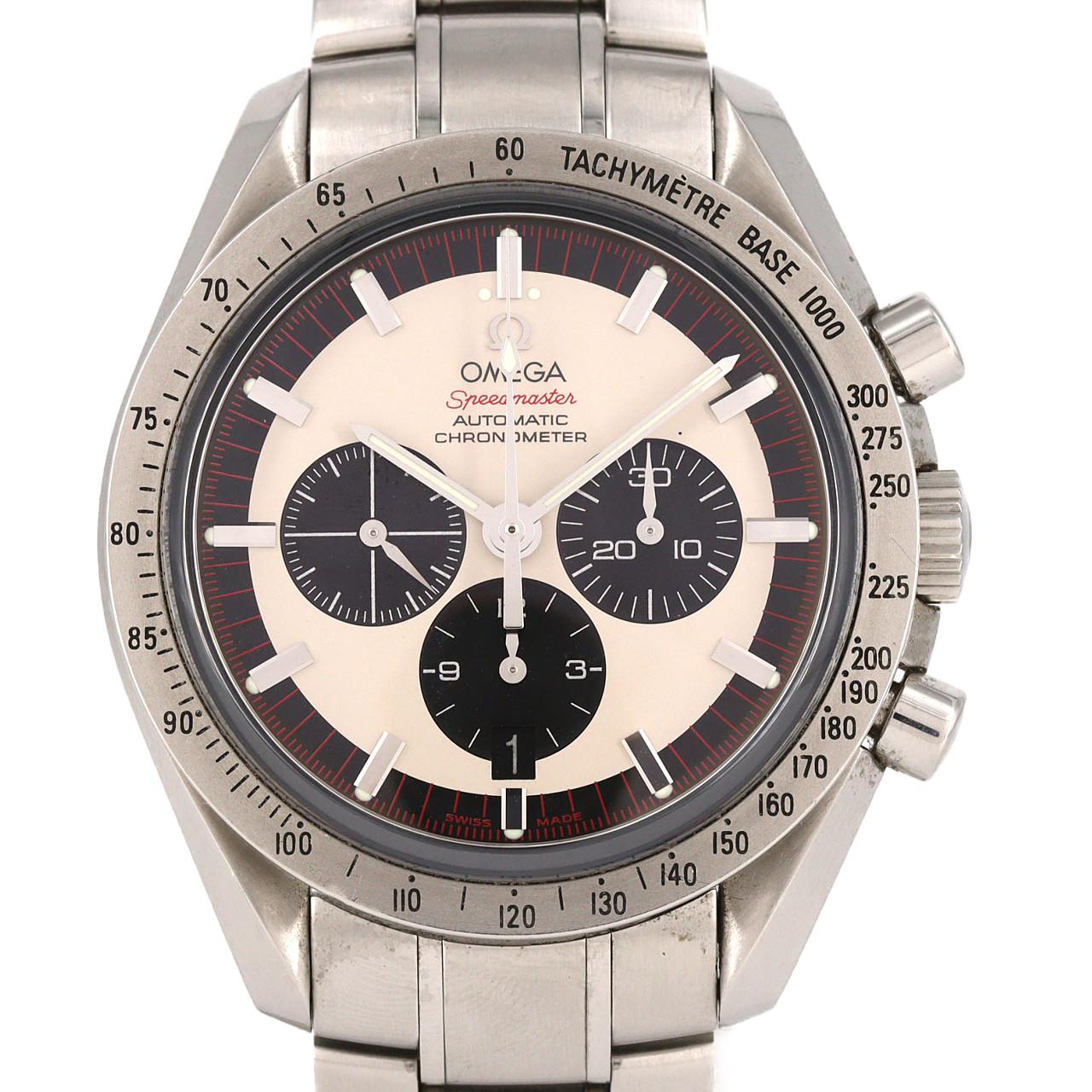 【免维护折扣价】欧米茄超霸系列舒马赫04限量版3559.32不锈钢自动上弦