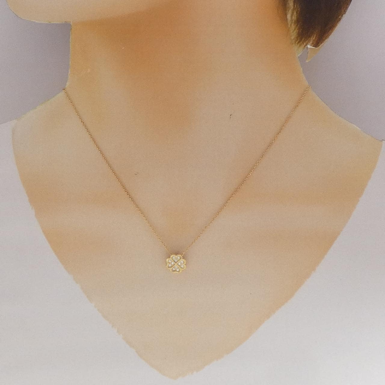 ギンザ タナカ ダイヤモンド ネックレス 0.10CT
