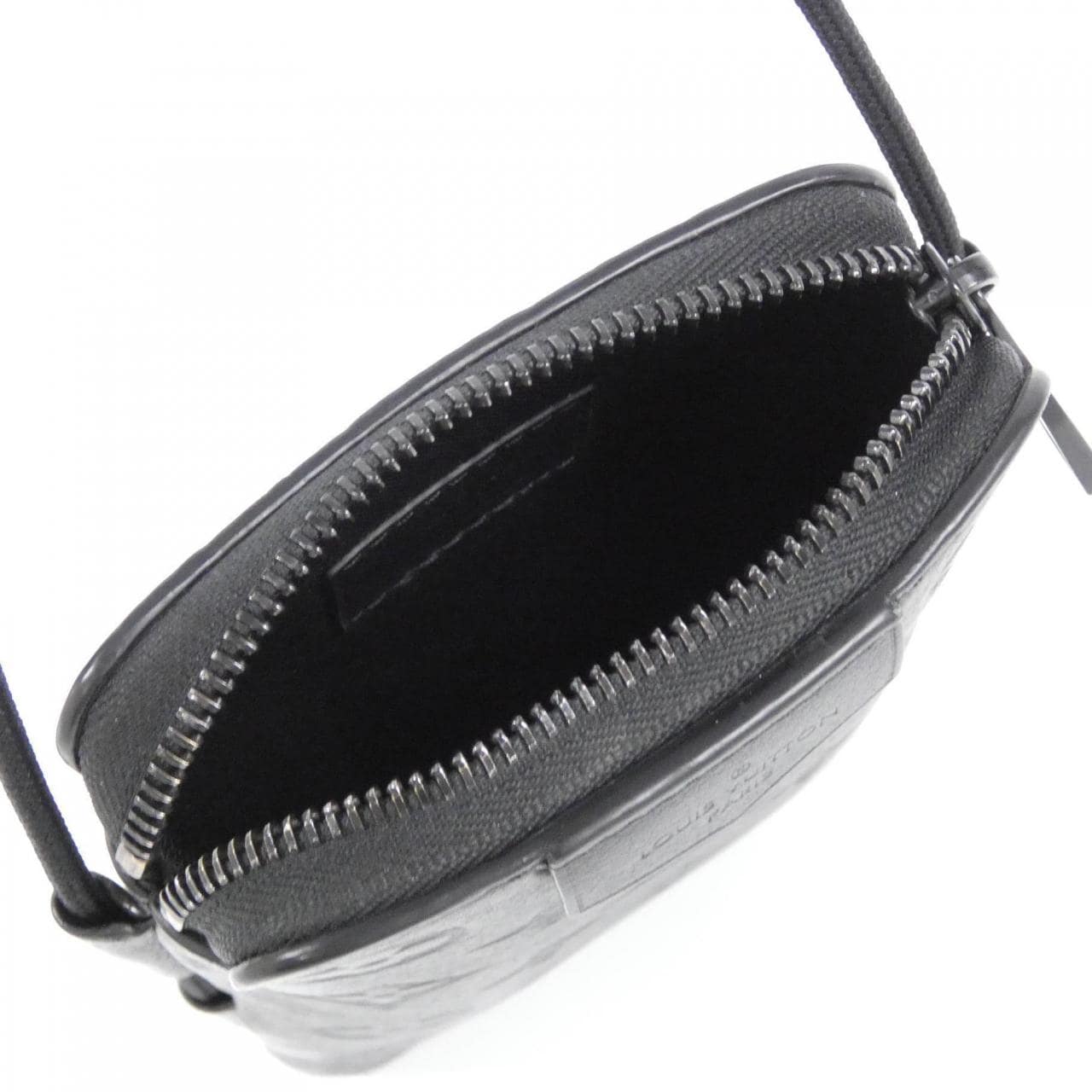 ルイヴィトン モノグラム シャドウ レースアップ ポーチ M12601 ショルダーバッグ