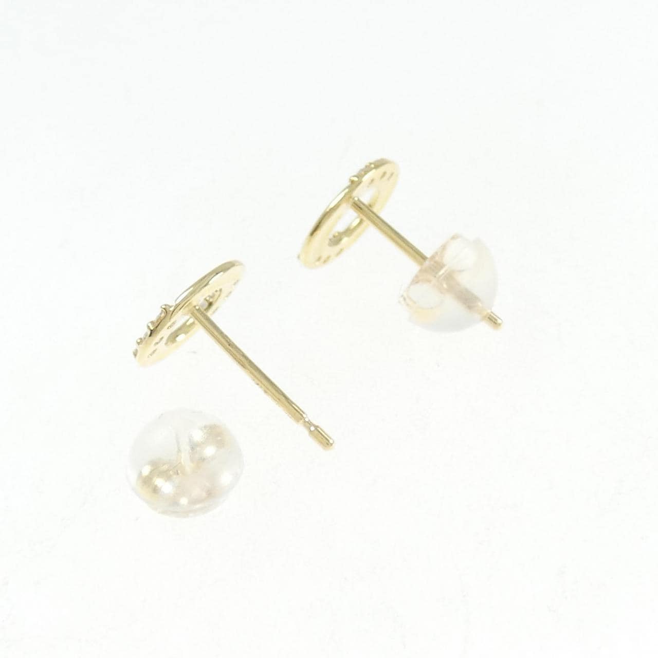 [Remake] K18YG Diamond earrings 0.08CT