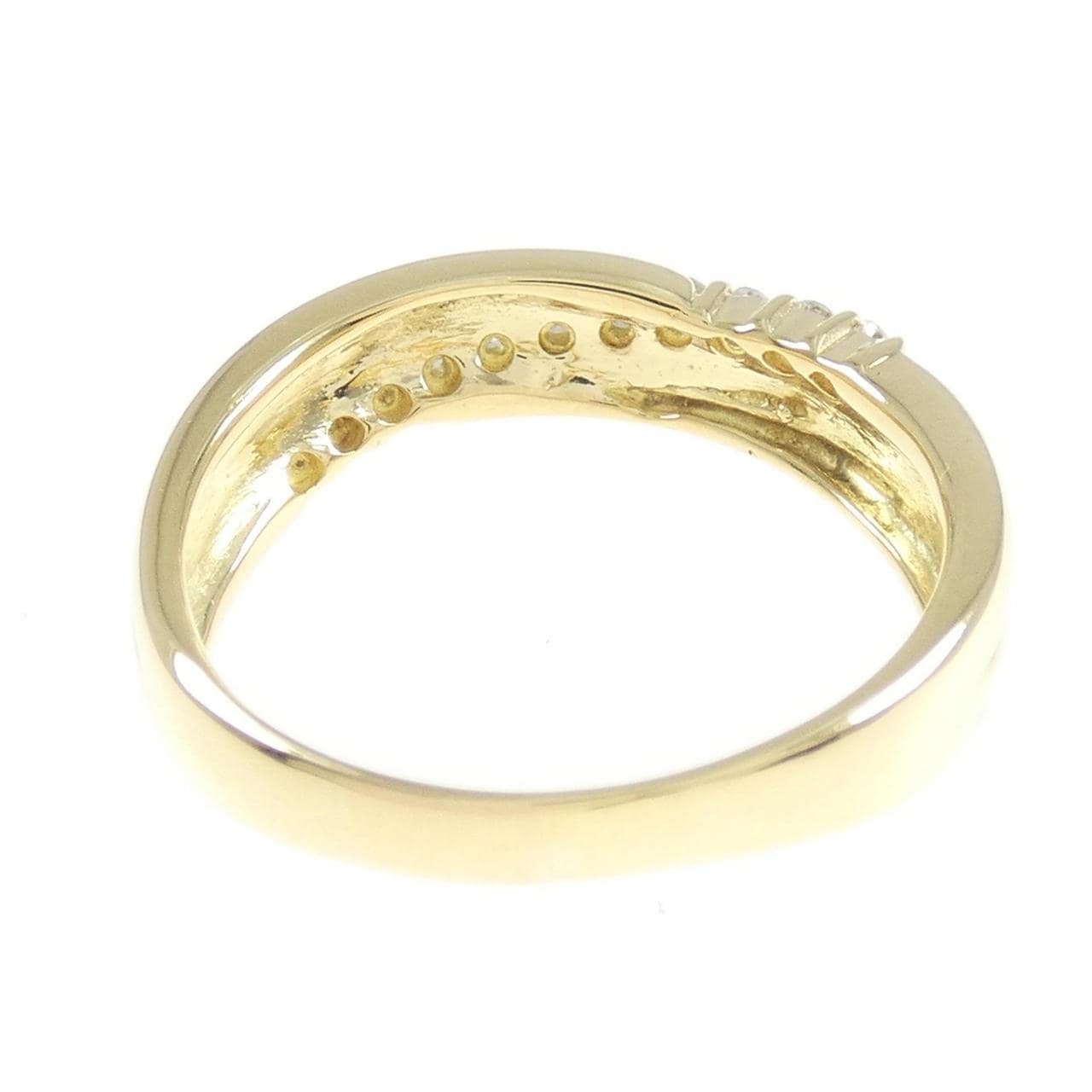 K18YG ダイヤモンド リング 0.27CT
