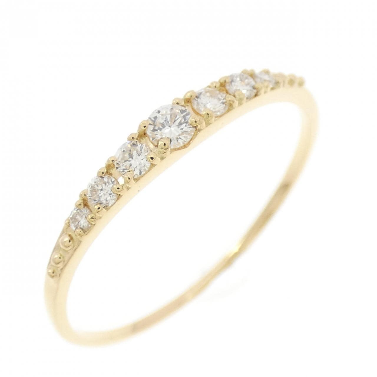 【リメイク】K18YG ダイヤモンド リング 0.15CT