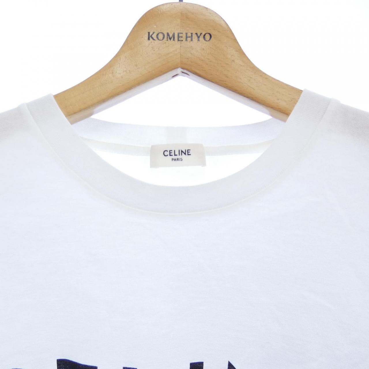 セリーヌ CELINE CELINEプリント クロップドTシャツ 2X761671Q Tシャツ