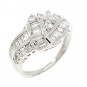 PT900 ダイヤモンド リング 1.12CT