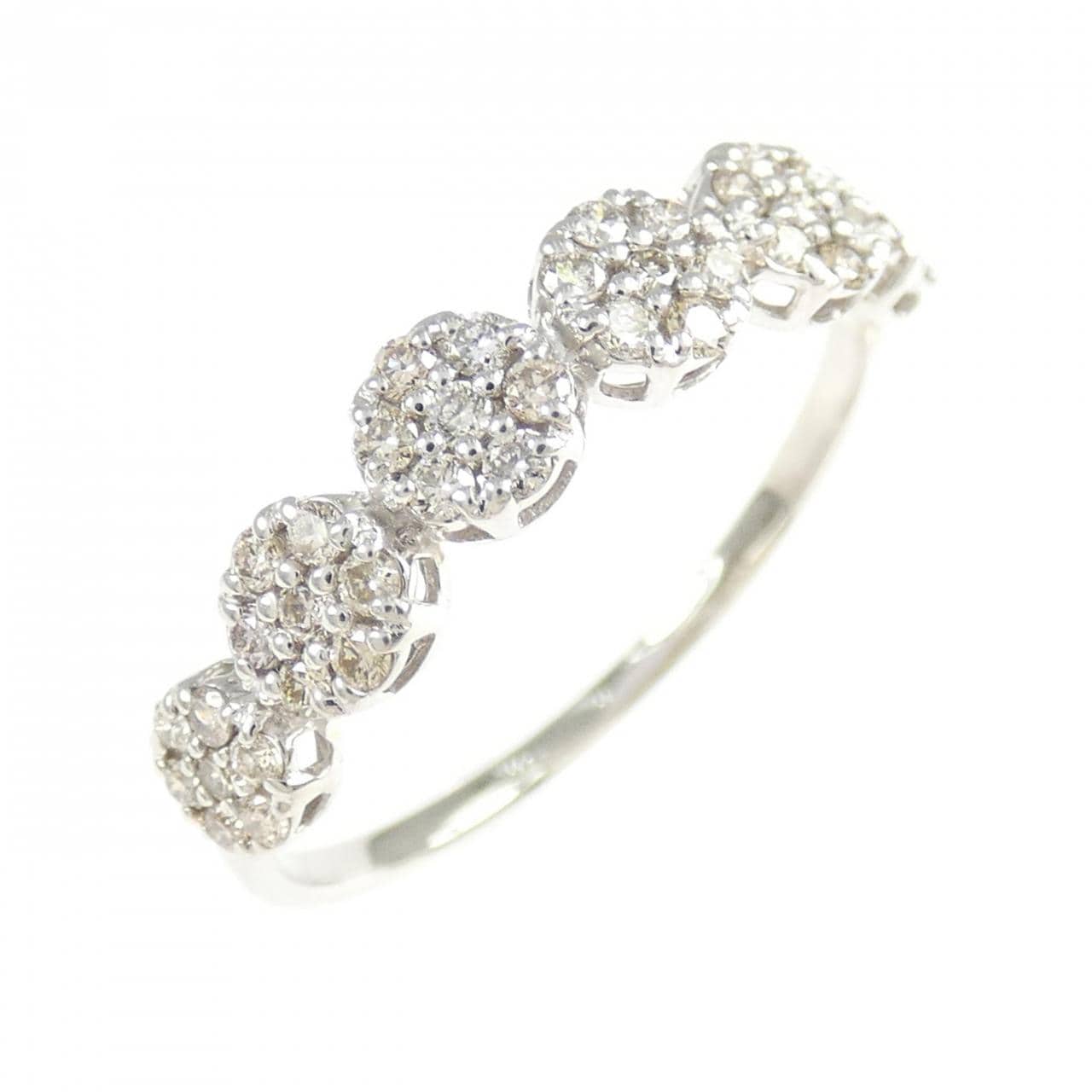 PT950 フラワー ダイヤモンド リング 0.30CT