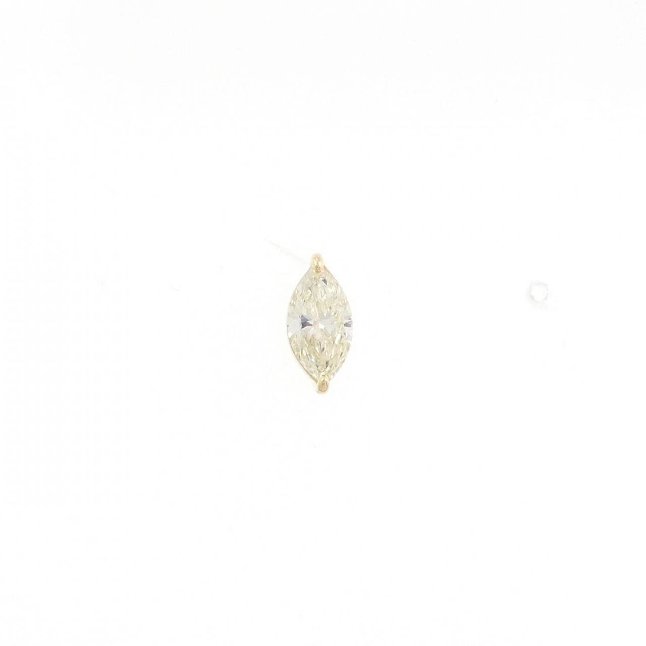K18YG ダイヤモンド ピアス 0.445CT 片耳