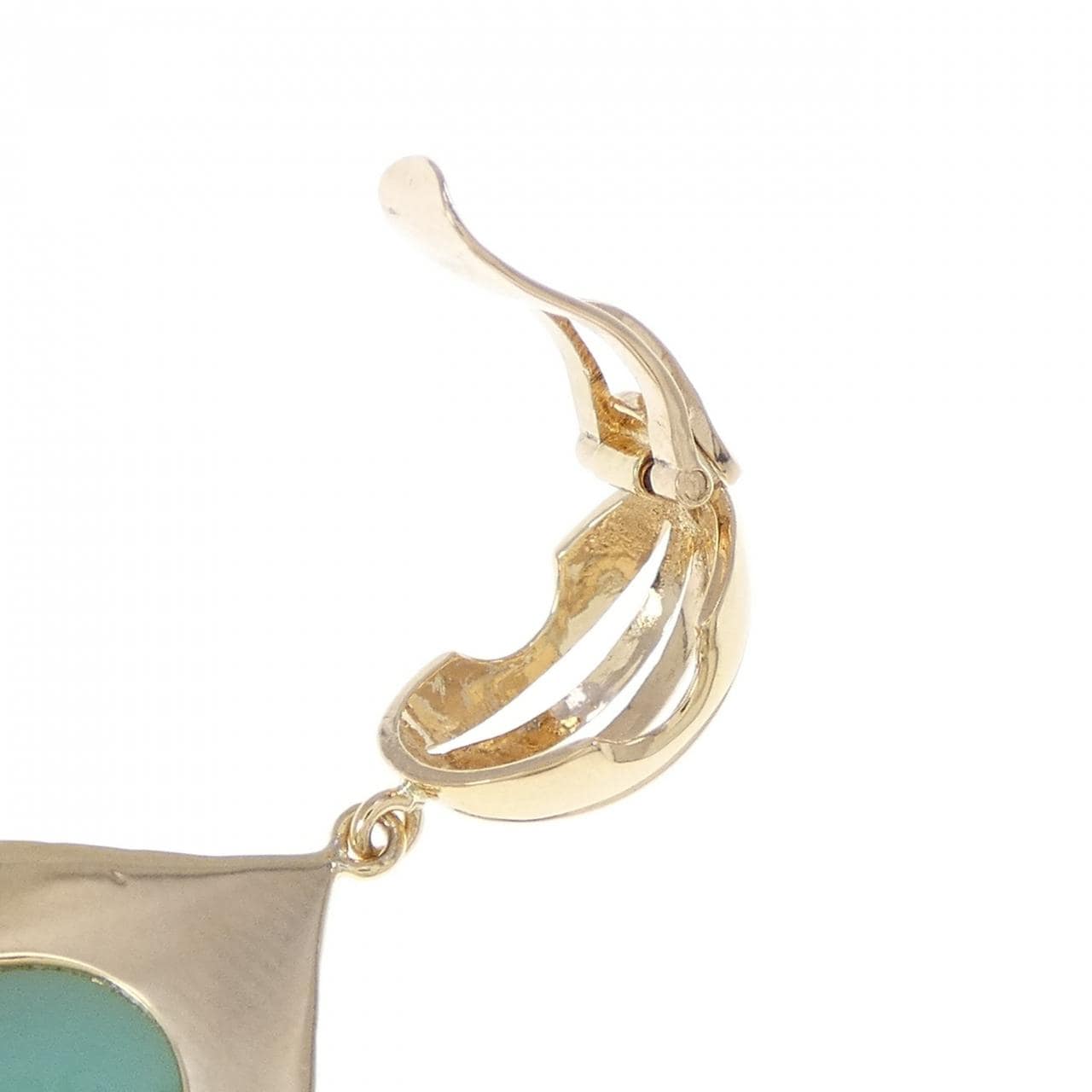 K18YG Agate cameo pendant