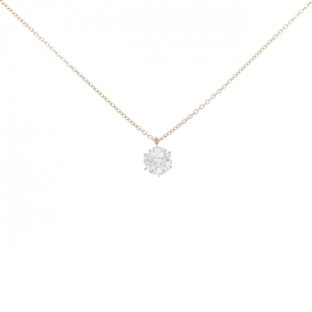 [Remake] K18PG Diamond Necklace 0.517CT G SI2 VG