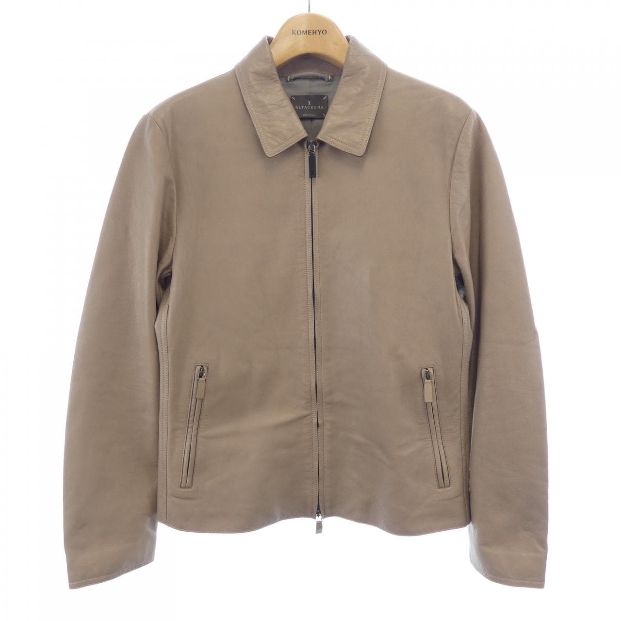 ALTACRUNA P240284641 レザーライダースジャケット