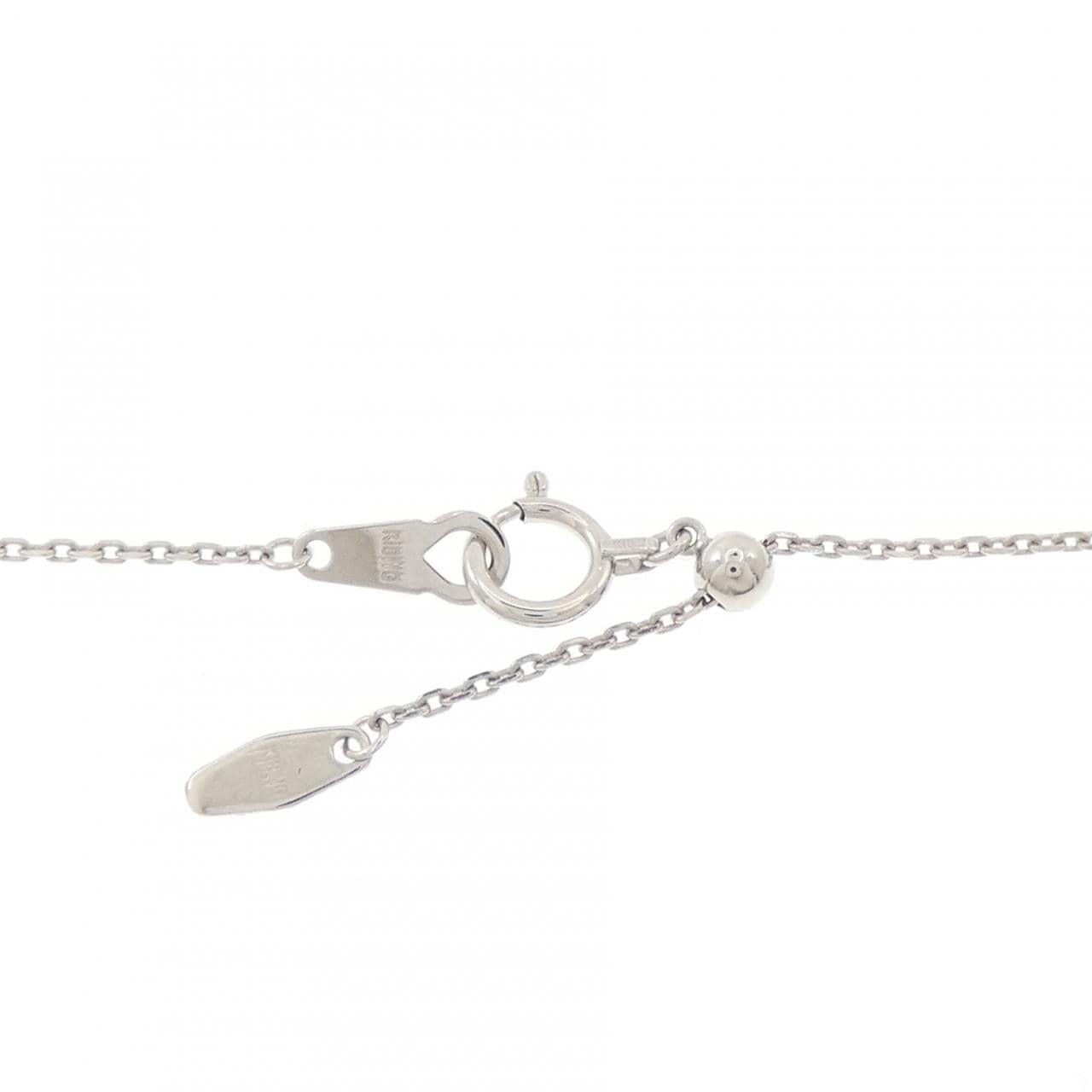 ユキザキ イニシャルM ダイヤモンド ネックレス 0.03CT