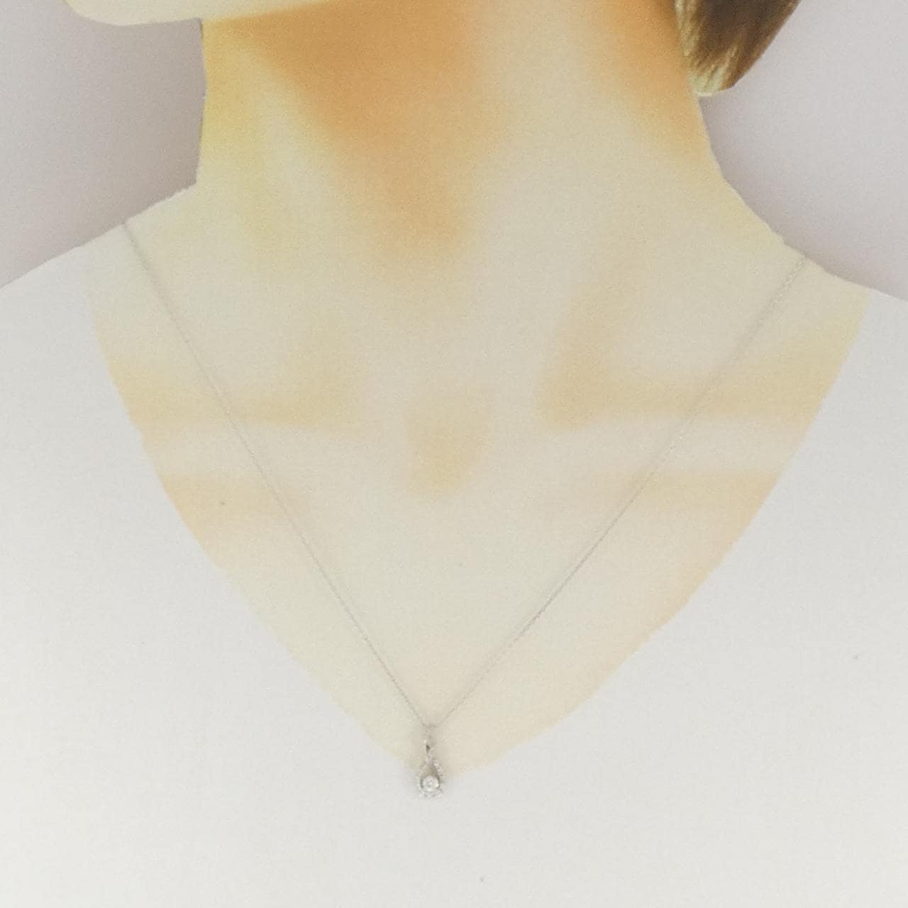 ヴァンドーム ダイヤモンド ネックレス 0.093CT